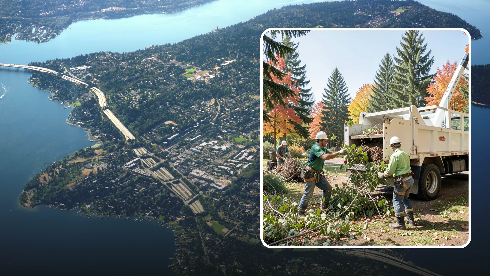 Green waste hauling in Mercer Island, King County, WA - The removal and disposal of green waste.