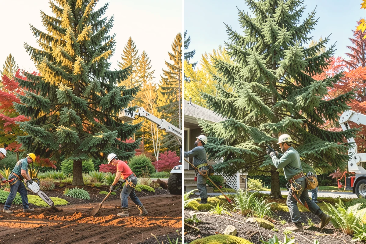 Green waste hauling in Milton, King County, WA - Sort material by type and size