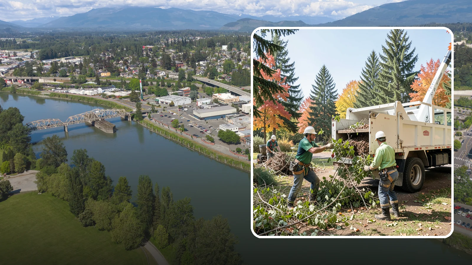 Green waste hauling in Mount Vernon, Skagit County, WA - The removal and disposal of green waste.