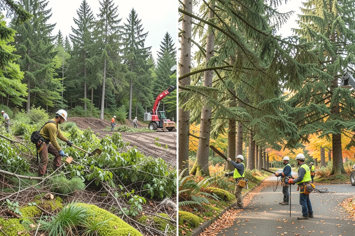 Green waste hauling in Mountlake Terrace, Snohomish County, WA - Sort material by type and size