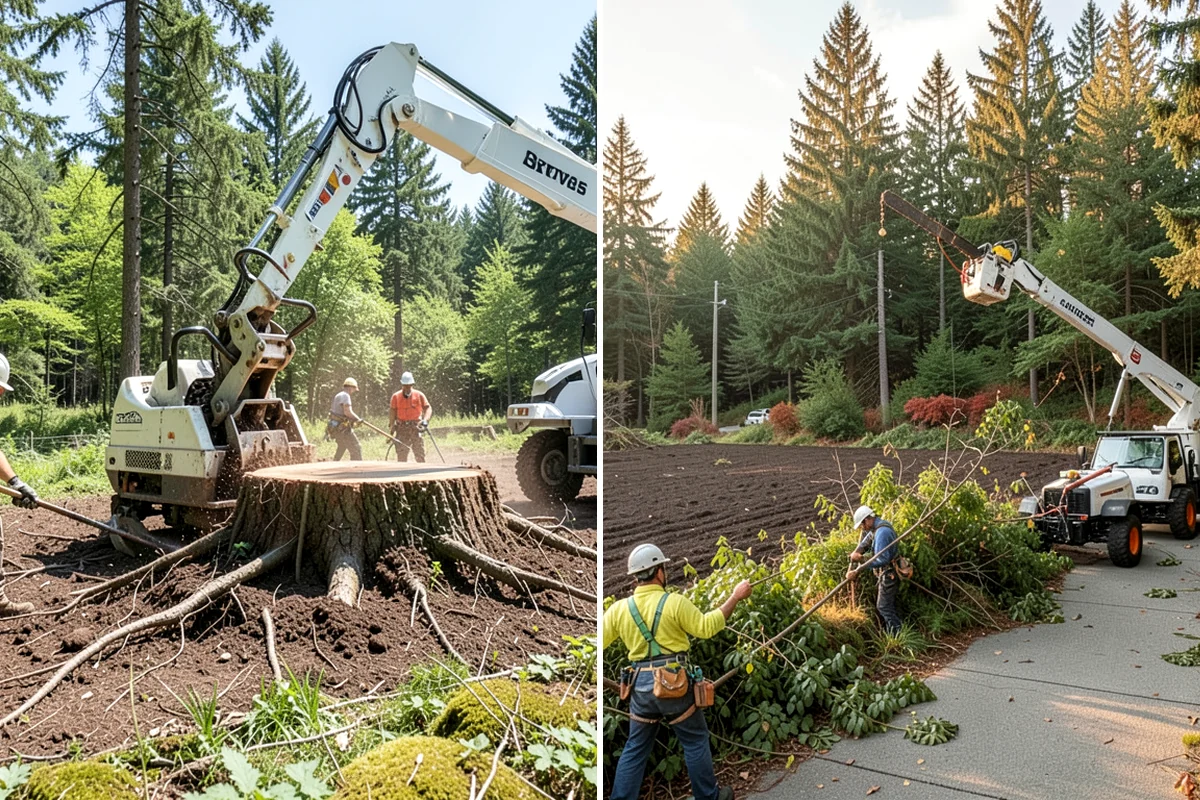 Green waste hauling in Normandy Park, King County, WA - Sort material by type and size