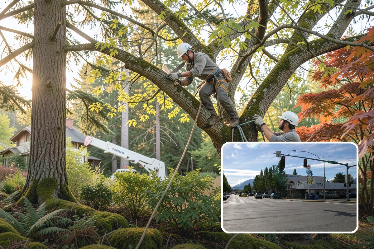 Green waste hauling in North Bend, King County, WA - Turns removed wood and debris into usable products