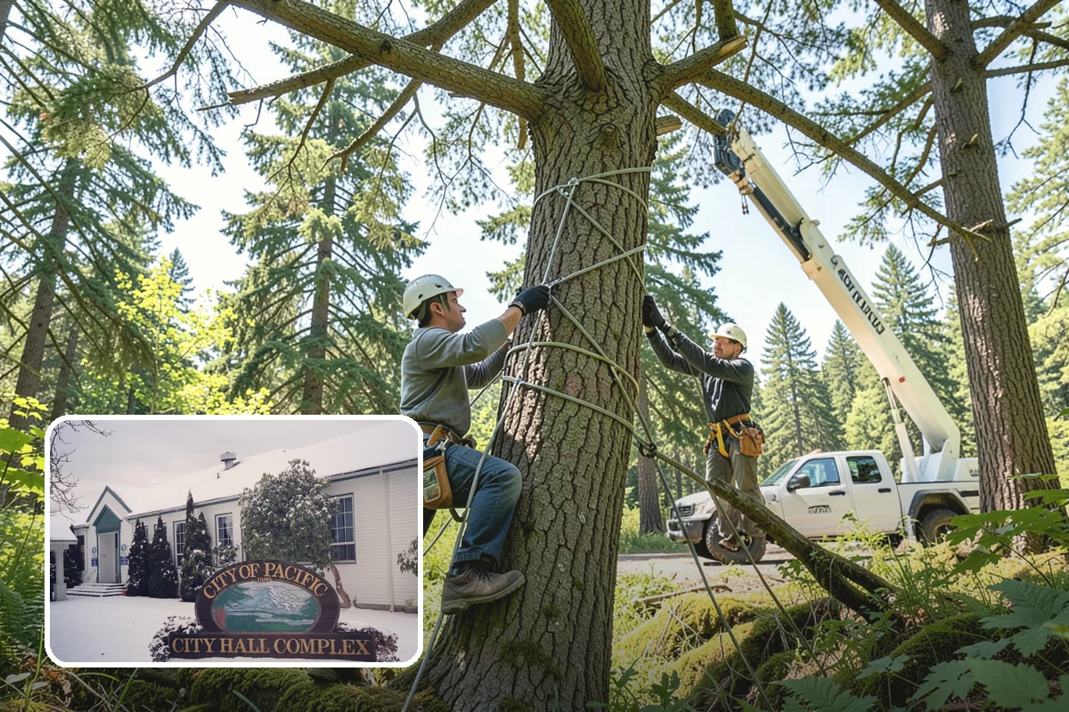 Green waste hauling in Pacific, King County, WA - Turns removed wood and debris into usable products