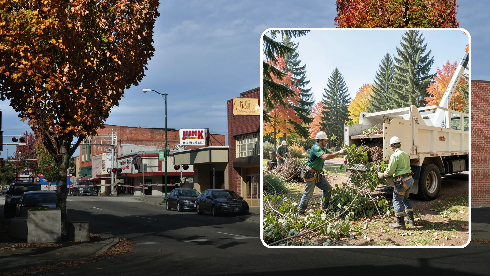 Green waste hauling in Puyallup, Pierce County, WA - The removal and disposal of green waste.