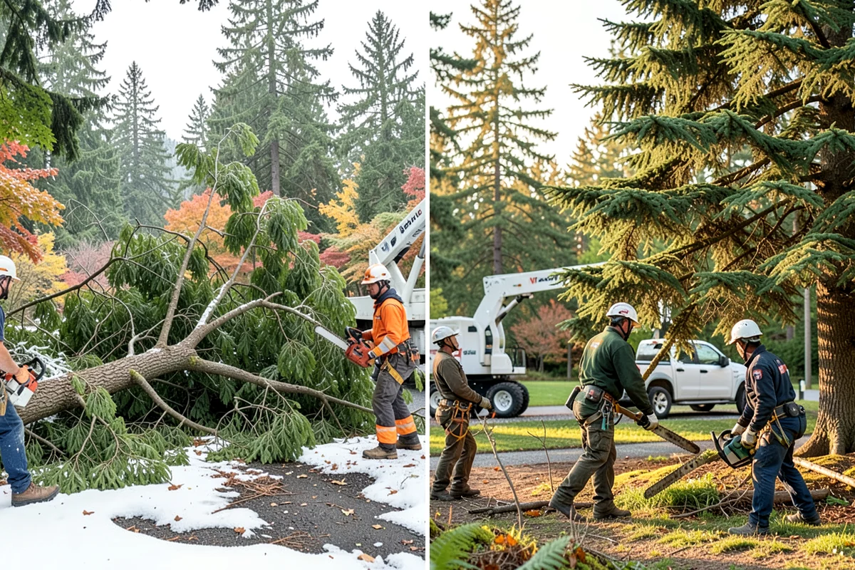 Green waste hauling in Puyallup, Pierce County, WA - Sort material by type and size