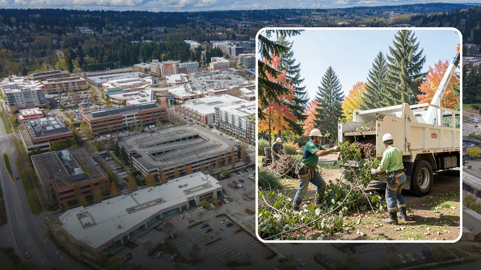 Green waste hauling in Redmond, King County, WA - The removal and disposal of green waste.