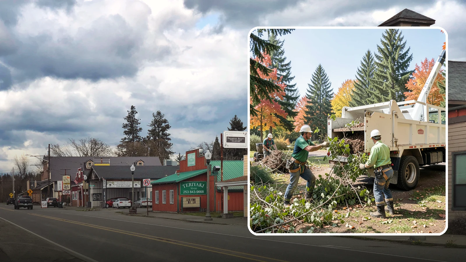 Green waste hauling in Roy, Pierce County, WA - The removal and disposal of green waste.