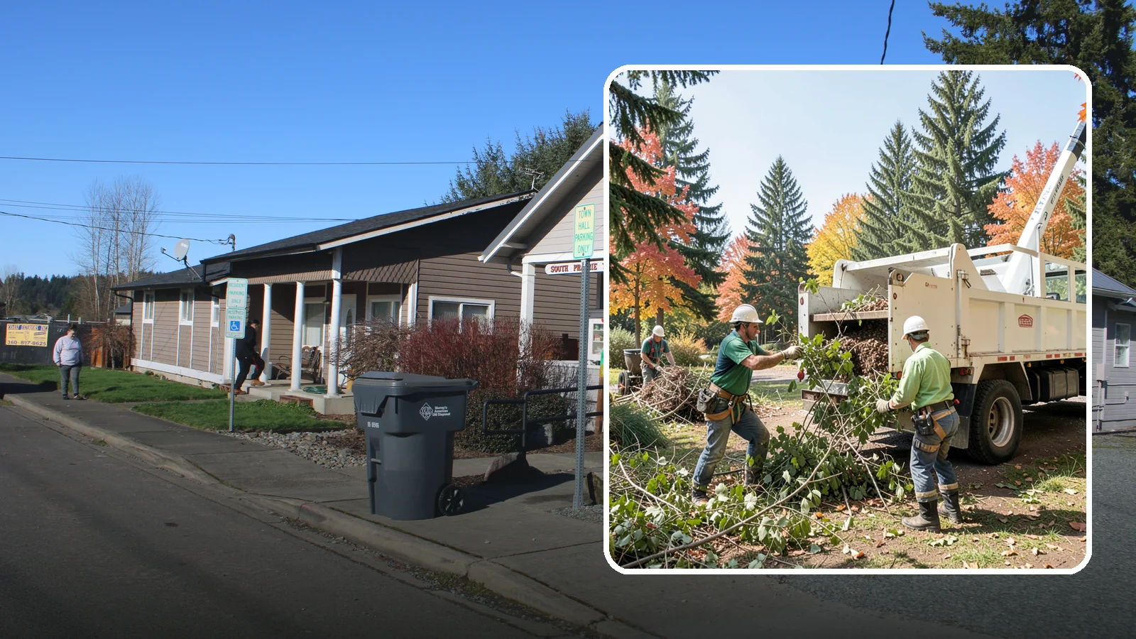 Green waste hauling in South Prairie, Pierce County, WA - The removal and disposal of green waste.