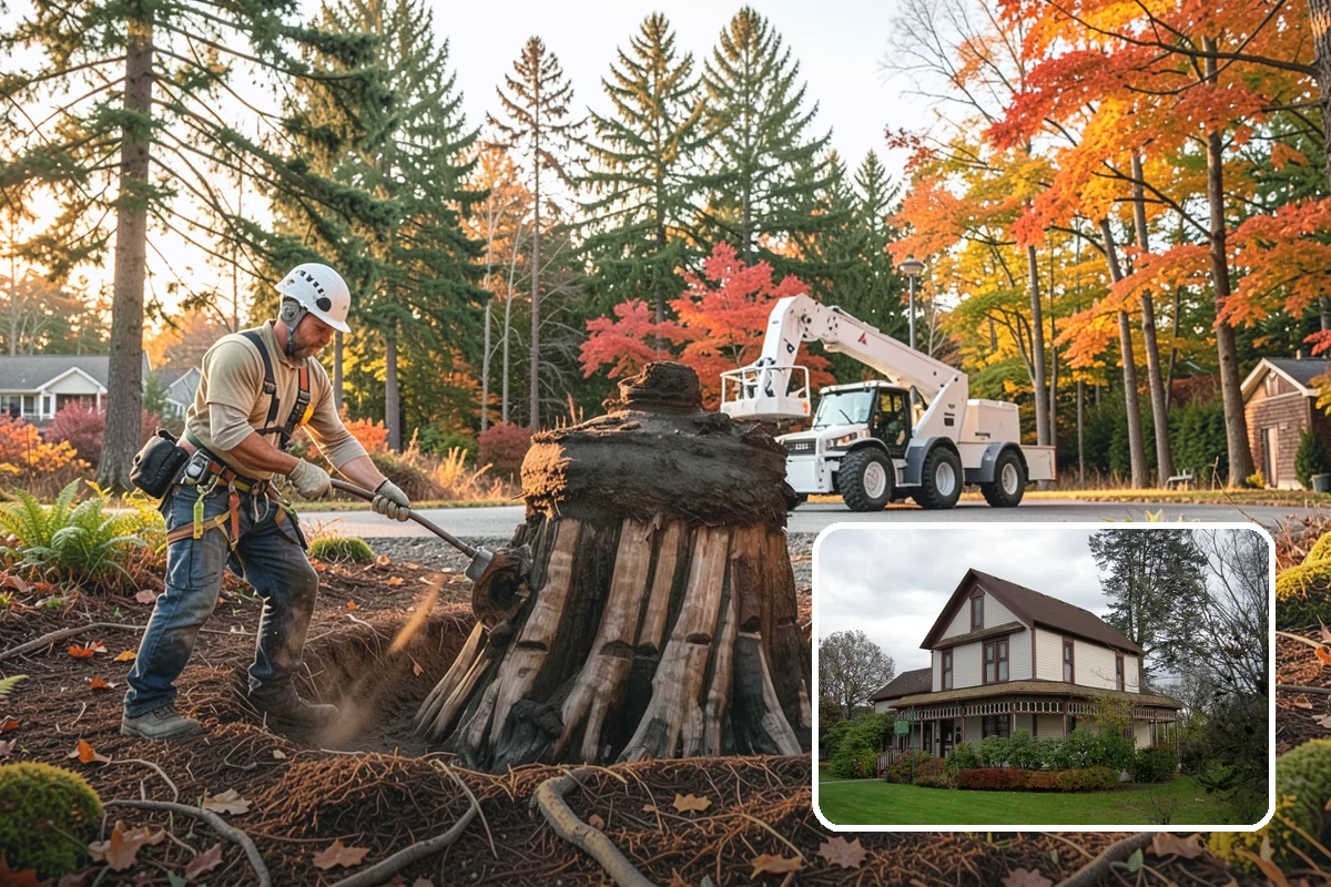 Green waste hauling in Sumner, Pierce County, WA - Turns removed wood and debris into usable products