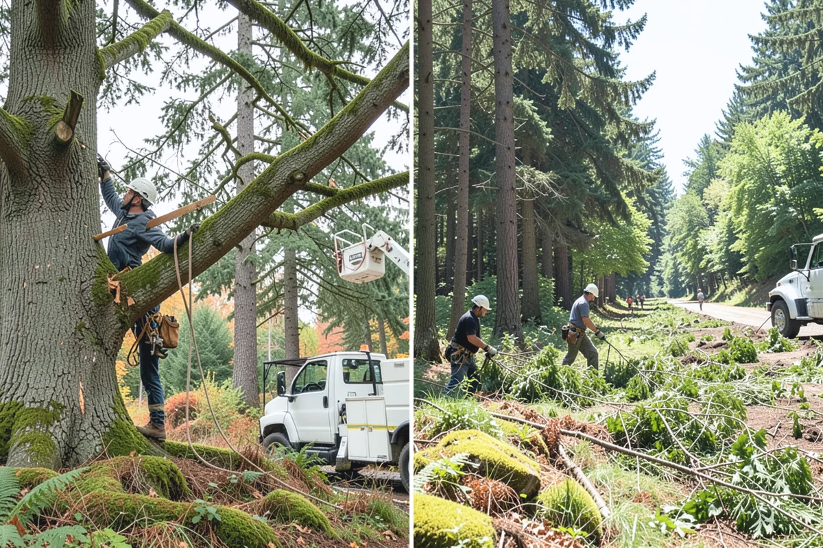 Green waste hauling in Sumner, Pierce County, WA - Sort material by type and size