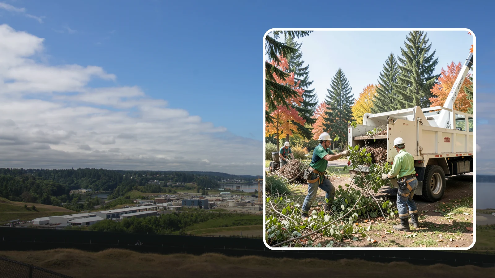 Green waste hauling in University Place, Pierce County, WA - The removal and disposal of green waste.