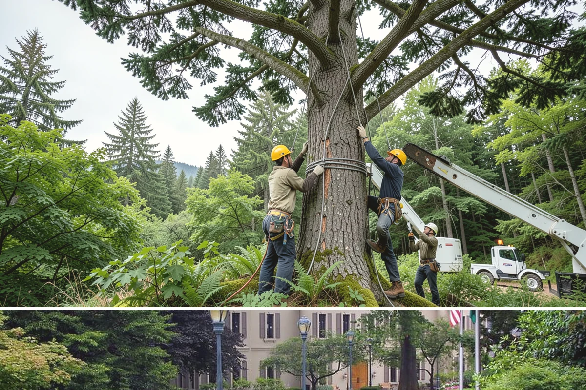 Green waste hauling in Woodinville, King County, WA - This service is performed year-round to clear organic debris after tree work but may face challenges during wet seasons when high...