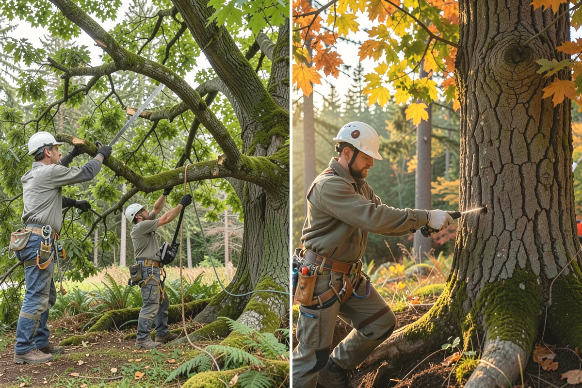 Growth regulator applications in Carnation, King County, WA - Inspect the tree and its site