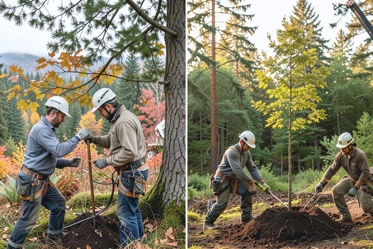 Growth regulator applications in Marysville, Snohomish County, WA - Inspect the tree and its site