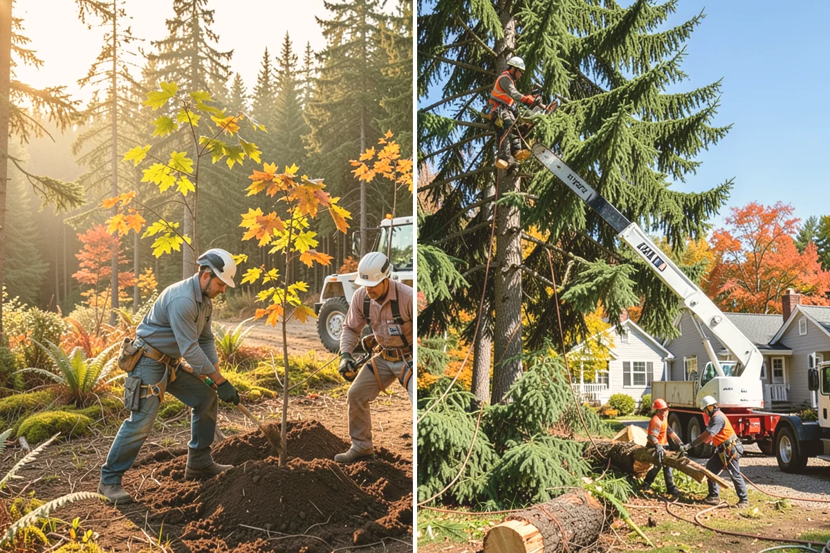 Hanging limb removal in Algona, King County, WA - Assess damage and immediate hazards