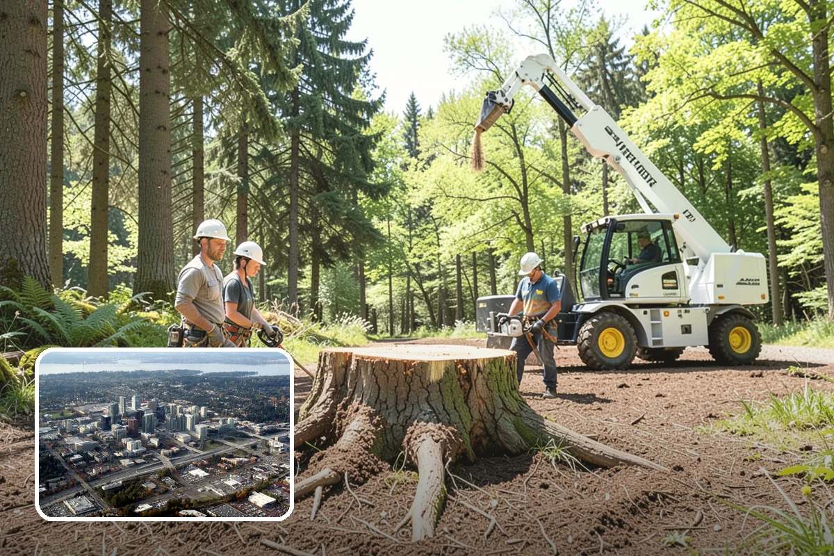 Hanging limb removal in Bellevue, King County, WA - Restores safety and access quickly