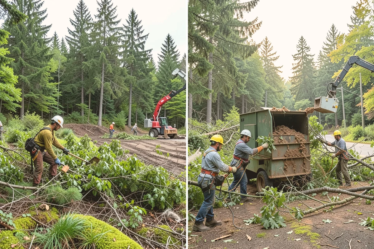 Hanging limb removal in Brier, Snohomish County, WA - Assess damage and immediate hazards