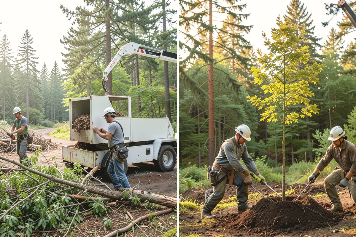 Hanging limb removal in Duvall, King County, WA - Assess damage and immediate hazards
