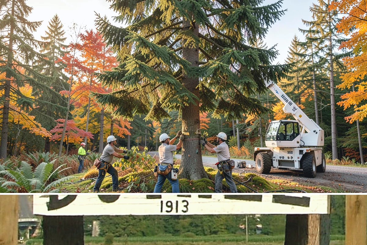 Hanging limb removal in Duvall, King County, WA - This storm response service is performed immediately following severe weather events to eliminate hazards when hanging branches...
