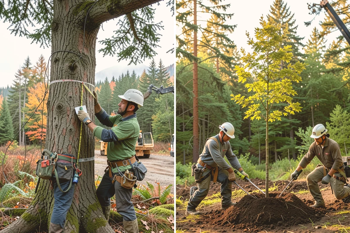 Hanging limb removal in Eatonville, Pierce County, WA - Assess damage and immediate hazards