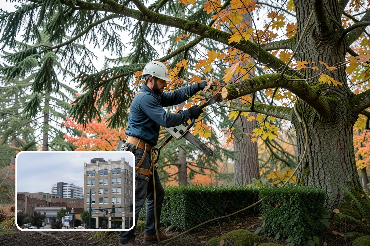 Hanging limb removal in Everett, Snohomish County, WA - Restores safety and access quickly