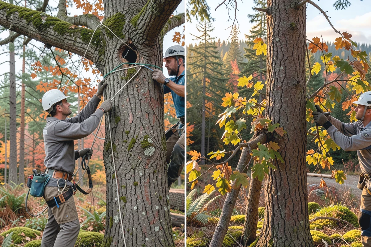 Hanging limb removal in Gold Bar, Snohomish County, WA - Assess damage and immediate hazards