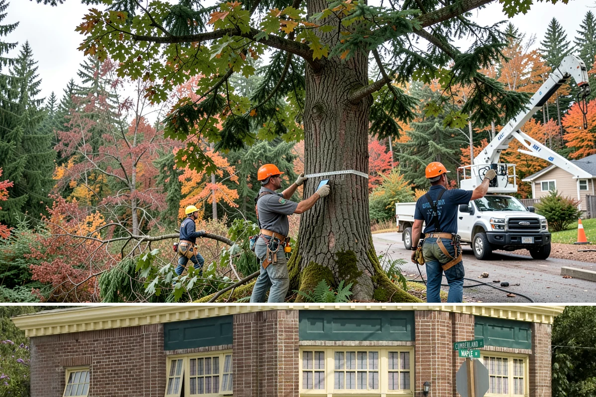 Hanging limb removal in Hamilton, Skagit County, WA - This storm response service is performed immediately following severe weather events to eliminate hazards when hanging branches...