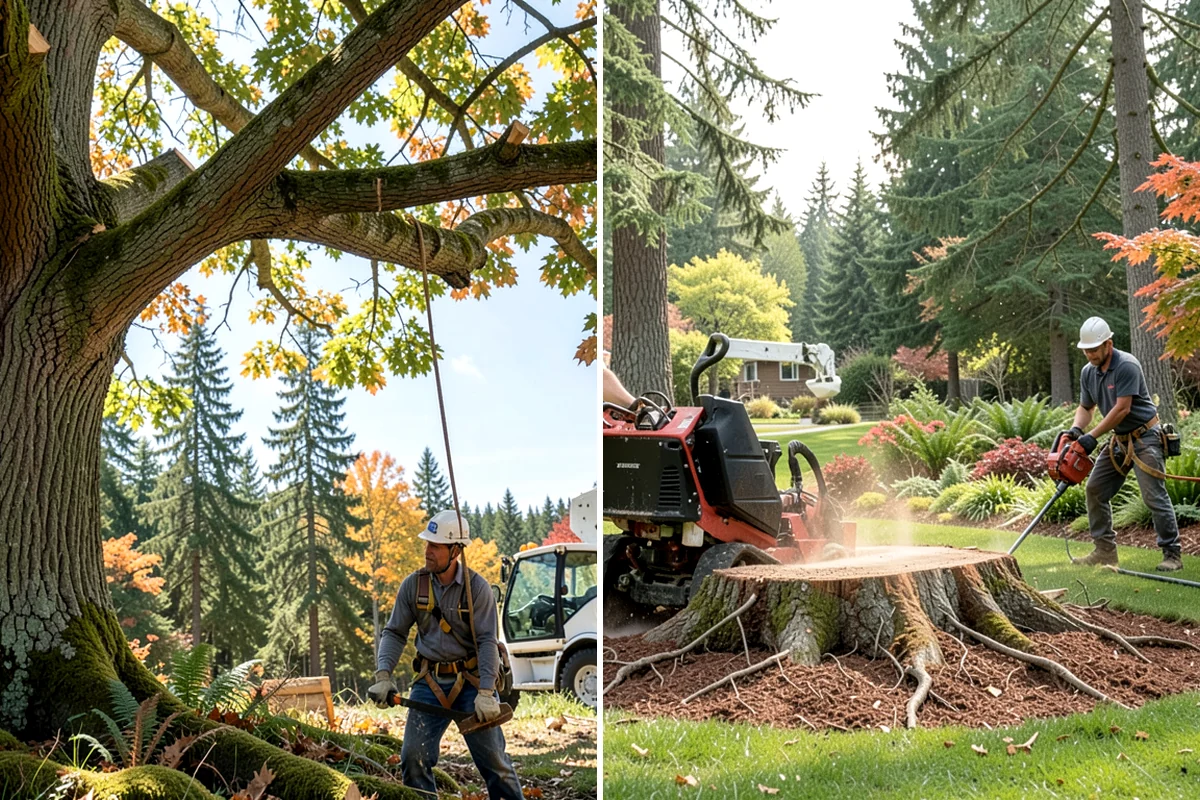 Hanging limb removal in Hunts Point, King County, WA - Assess damage and immediate hazards