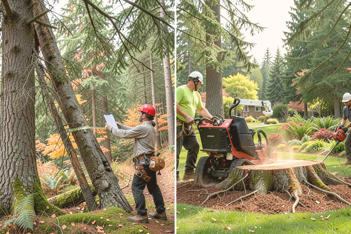 Hanging limb removal in Index, Snohomish County, WA - Assess damage and immediate hazards