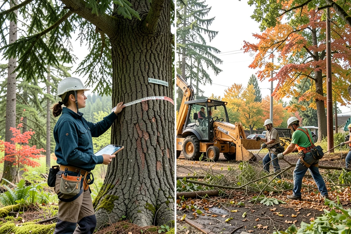 Hanging limb removal in Kenmore, King County, WA - Assess damage and immediate hazards
