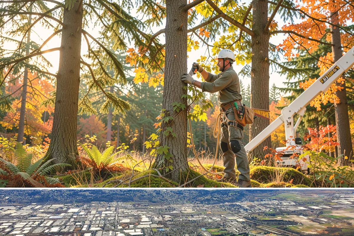 Hanging limb removal in Kent, King County, WA - This storm response service is performed immediately following severe weather events to eliminate hazards when hanging branches...