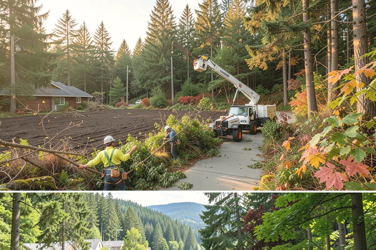 Hanging limb removal in Lake Forest Park, King County, WA - This storm response service is performed immediately following severe weather events to eliminate hazards when hanging branches...