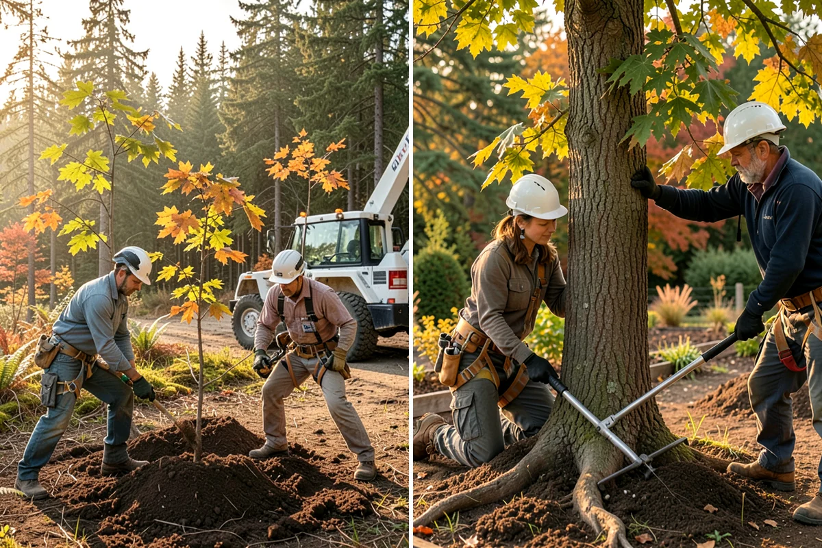 Hanging limb removal in Lyman, Skagit County, WA - Assess damage and immediate hazards