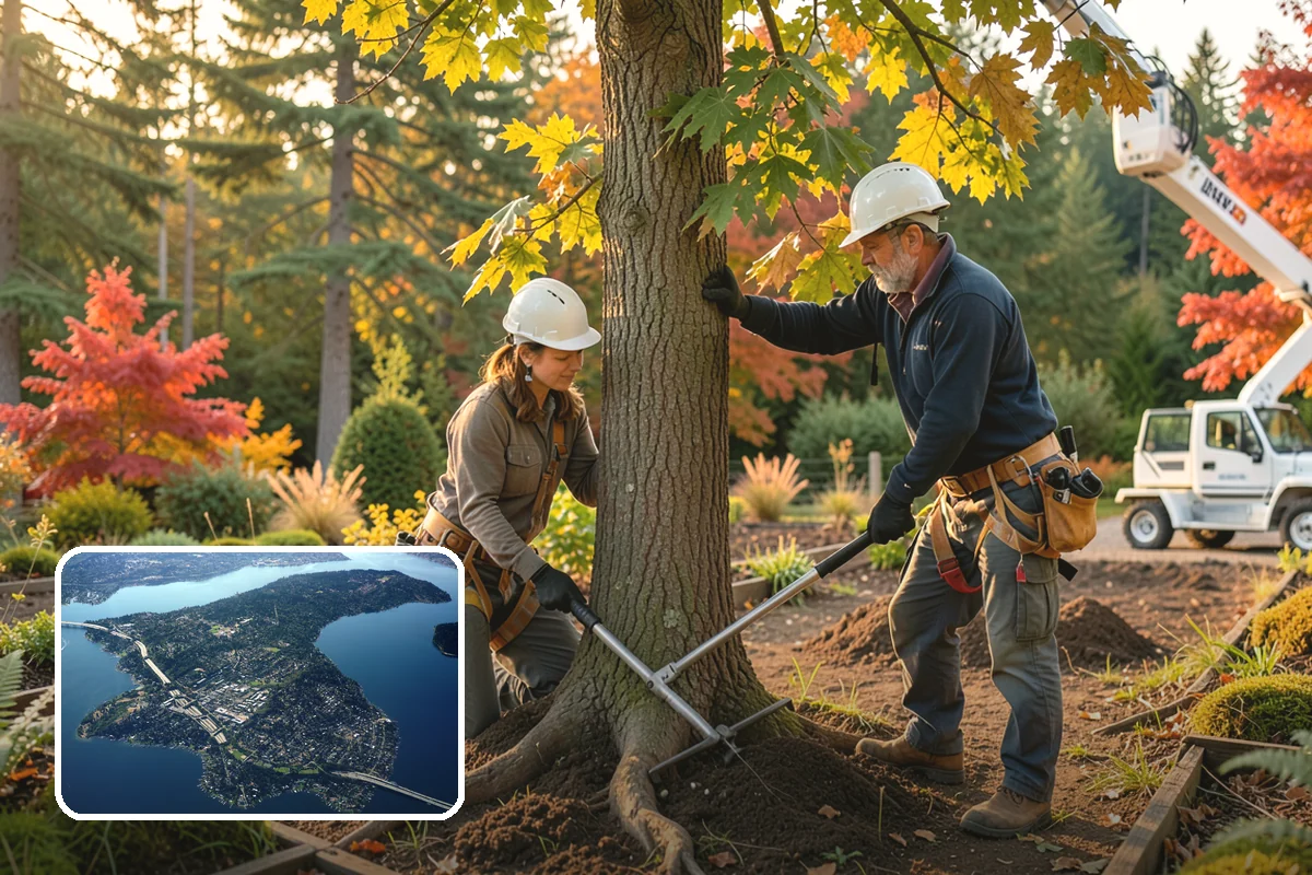 Hanging limb removal in Mercer Island, King County, WA - Restores safety and access quickly