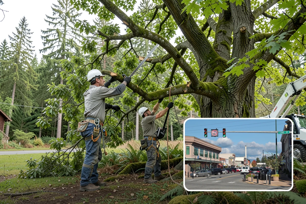 Hanging limb removal in Monroe, Snohomish County, WA - Restores safety and access quickly