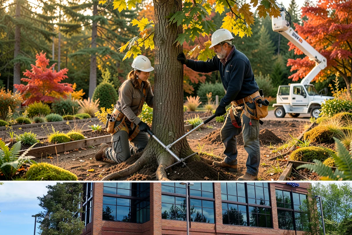 Hanging limb removal in Mountlake Terrace, Snohomish County, WA - This storm response service is performed immediately following severe weather events to eliminate hazards when hanging branches...