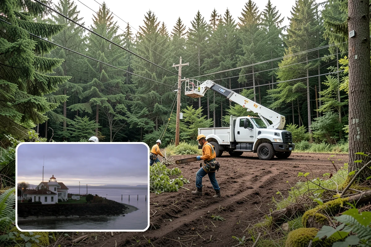 Hanging limb removal in Mukilteo, Snohomish County, WA - Restores safety and access quickly