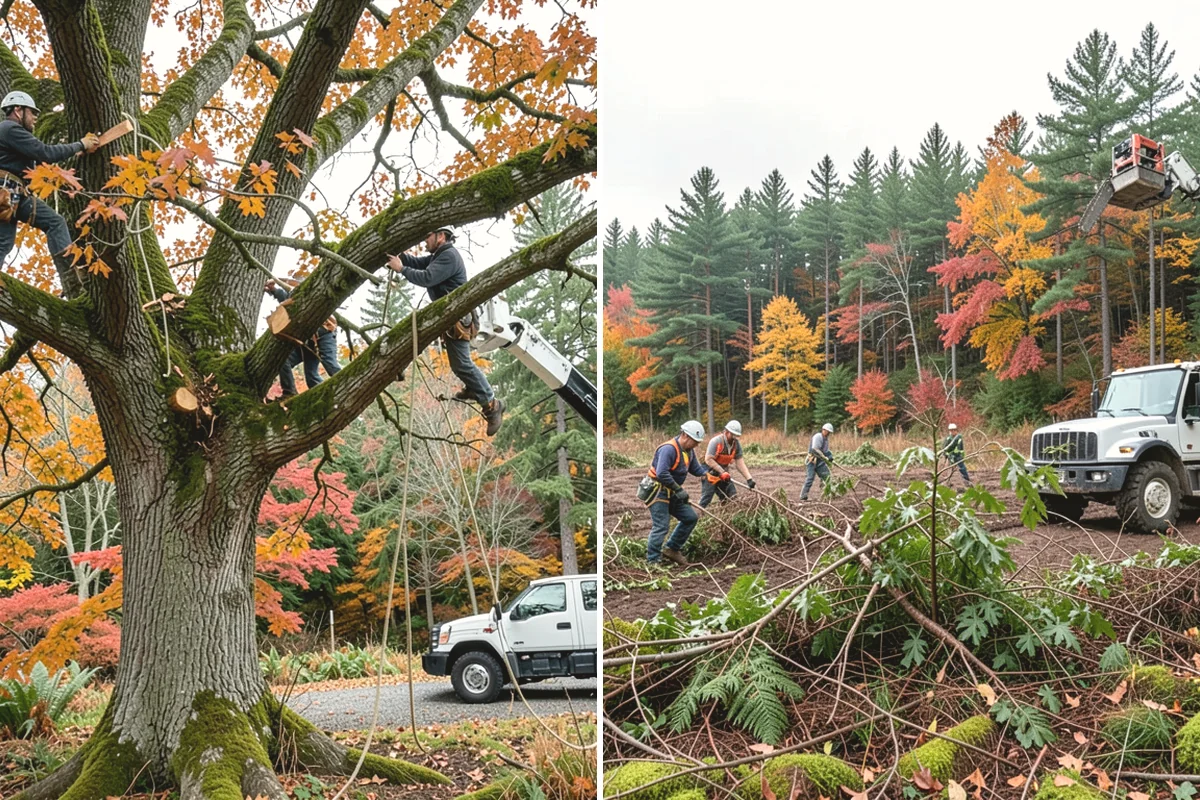 Hanging limb removal in Oak Harbor, Island County, WA - Assess damage and immediate hazards