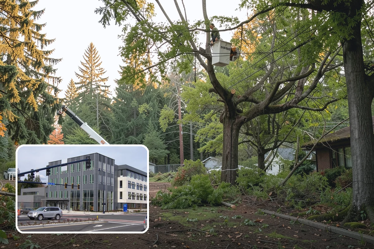 Hanging limb removal in Shoreline, King County, WA - Restores safety and access quickly