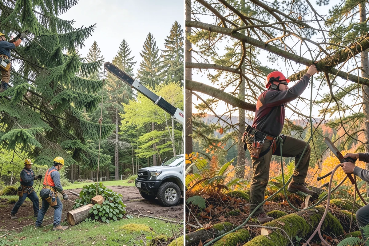 Hanging limb removal in Skykomish, King County, WA - Assess damage and immediate hazards