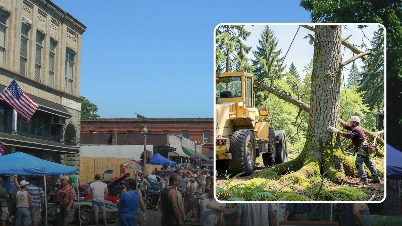 Hanging limb removal in Snohomish, Snohomish County, WA - The removal of broken, suspended limbs.
