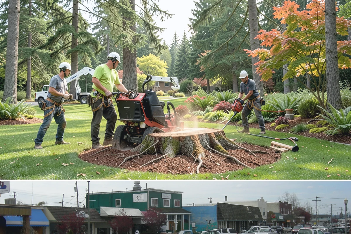 Hanging limb removal in Stanwood, Snohomish County, WA - This storm response service is performed immediately following severe weather events to eliminate hazards when hanging branches...