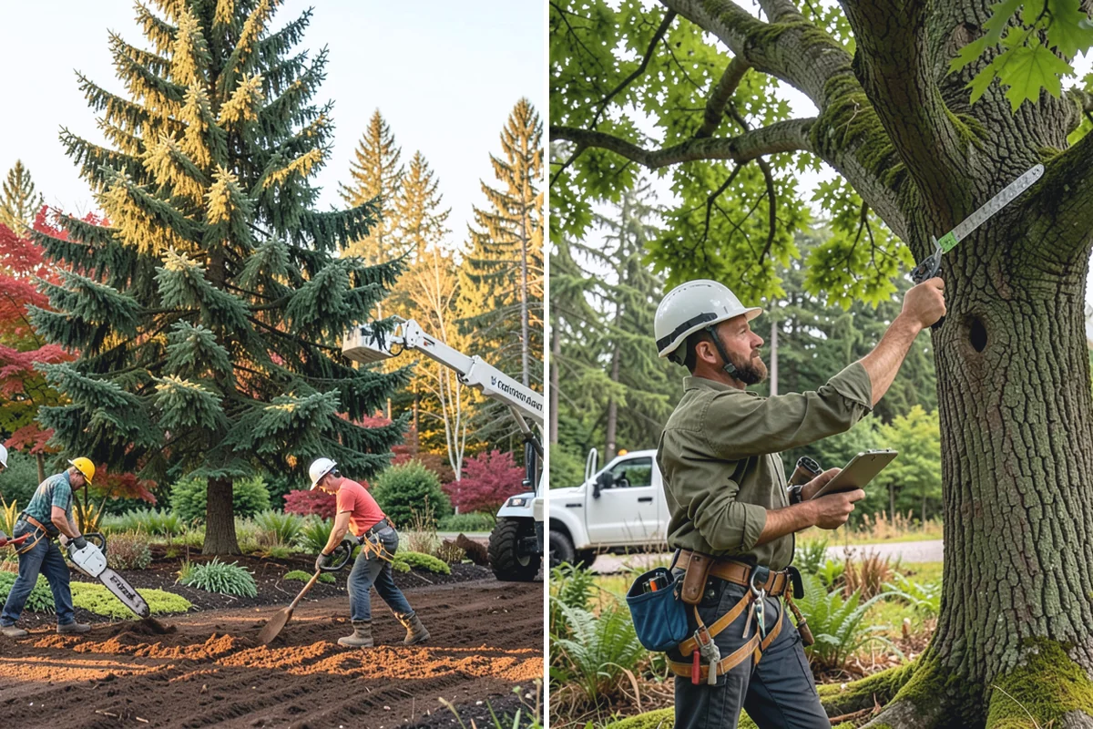 Hanging limb removal in Wilkeson, Pierce County, WA - Assess damage and immediate hazards
