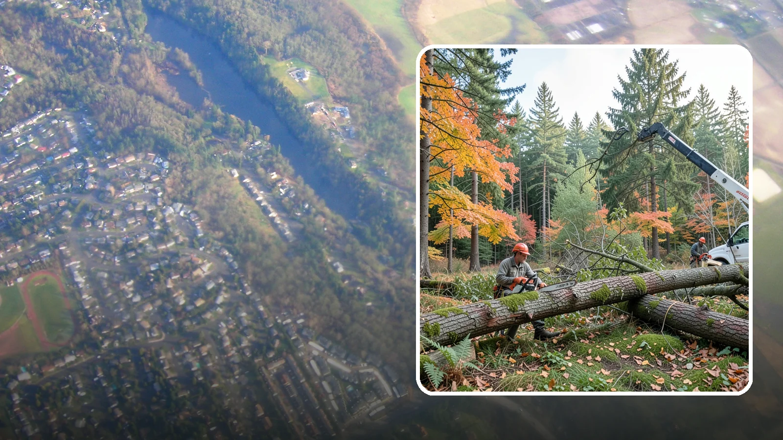 Hazard Mitigation in Algona, King County, WA - The identification and reduction of tree-related hazards through targeted corrective work.
