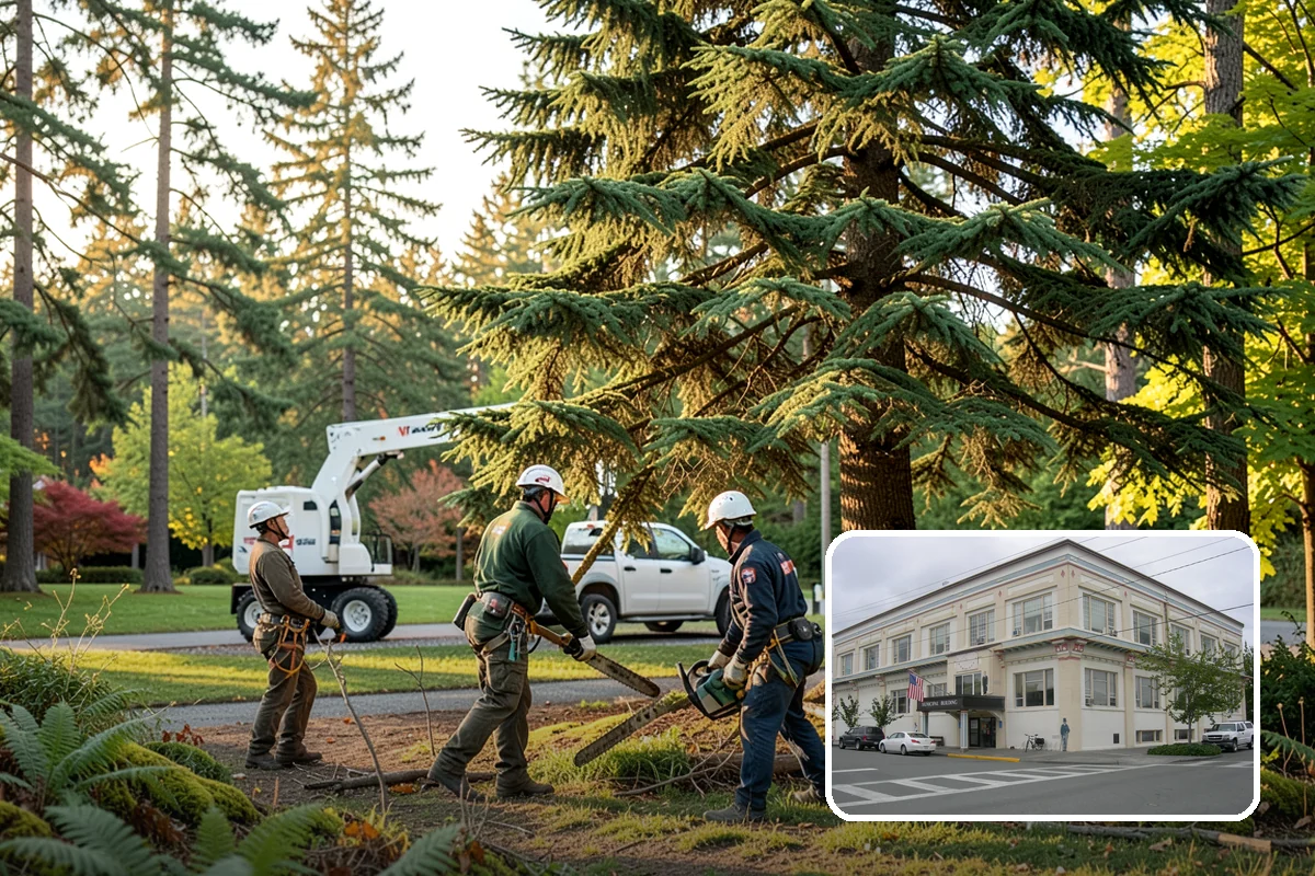 Hazard Mitigation in Anacortes, Skagit County, WA - Supports long-term tree health and stability