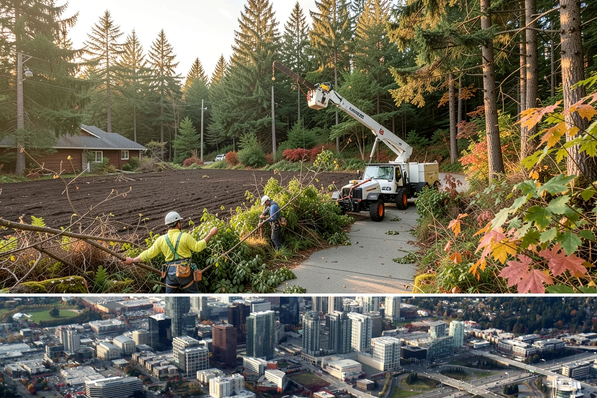 Hazard Mitigation in Bellevue, King County, WA - Work can be performed year-round in the Puget Sound climate but must avoid periods where ground saturation from rain prevents...