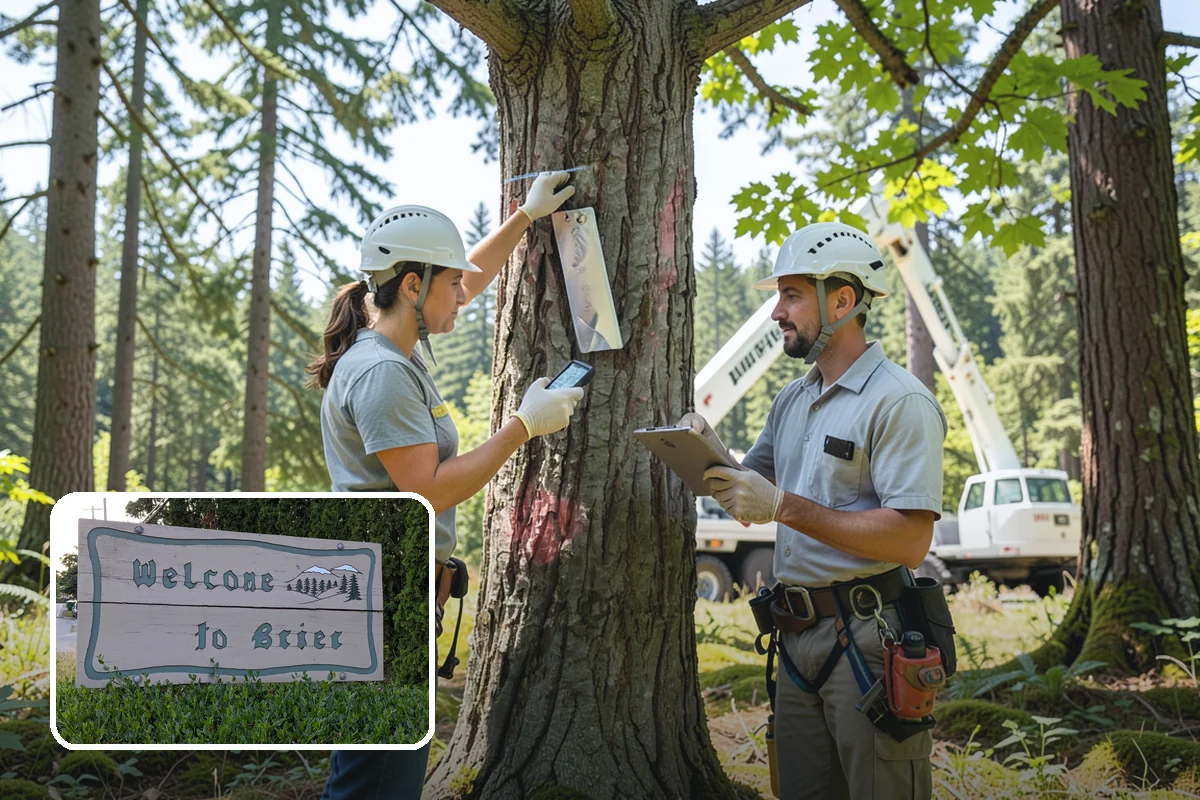 Hazard Mitigation in Brier, Snohomish County, WA - Supports long-term tree health and stability