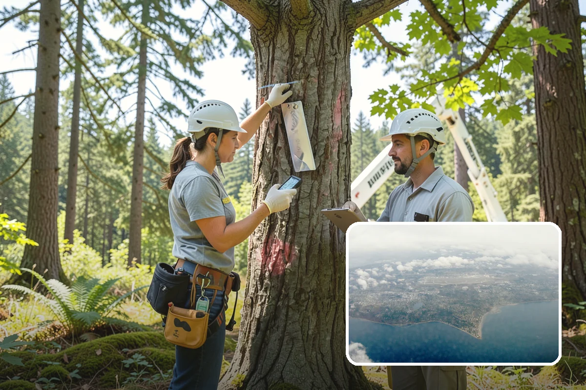 Hazard Mitigation in Burien, King County, WA - Supports long-term tree health and stability