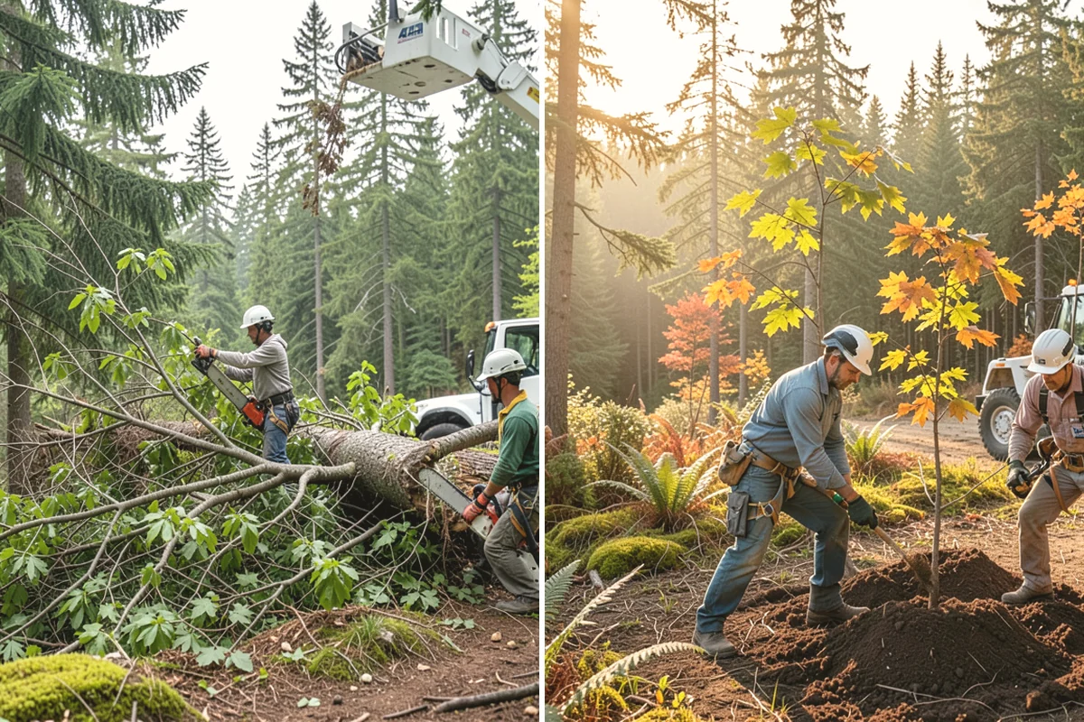 Hazard Mitigation in Carnation, King County, WA - Inspect the tree and its site