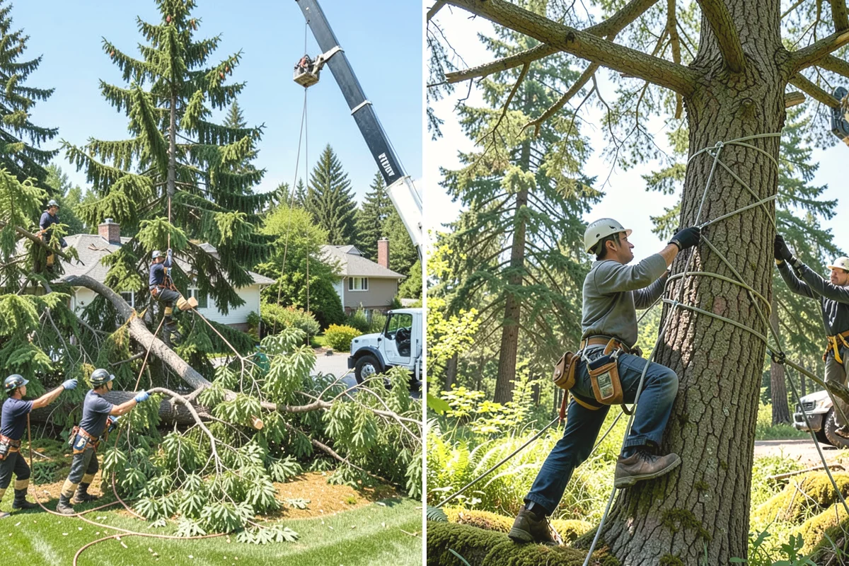 Hazard Mitigation in Covington, King County, WA - Inspect the tree and its site